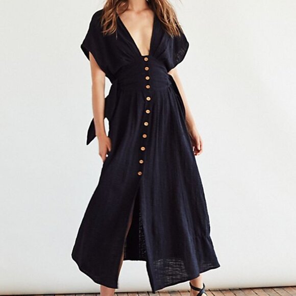 Free People Jacinta Midi Dress - Picture 1 of 5